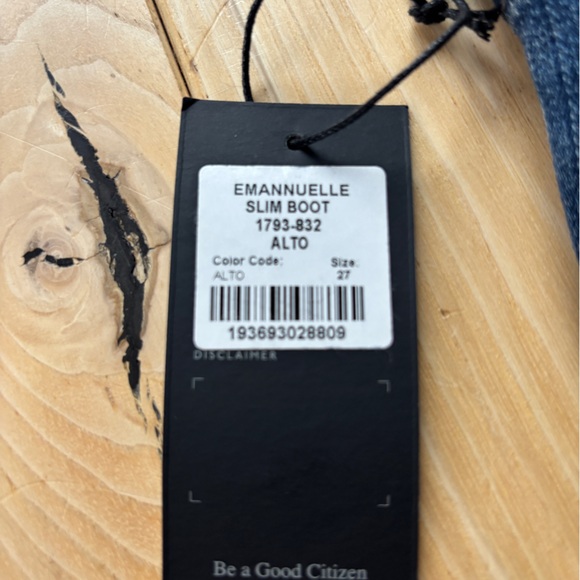 Citizens of Humanity slim bootcut jeans size 27 - Picture 3 of 8